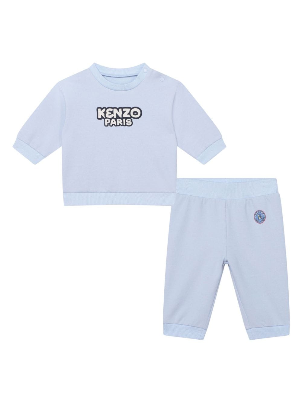 Kenzo Kids graphic-print crew-neck tracksuit set - Blue von Kenzo Kids