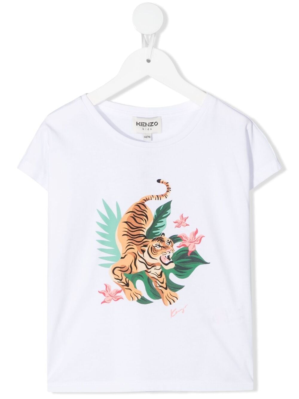 Kenzo Kids graphic-print short-sleeve T-shirt - White von Kenzo Kids