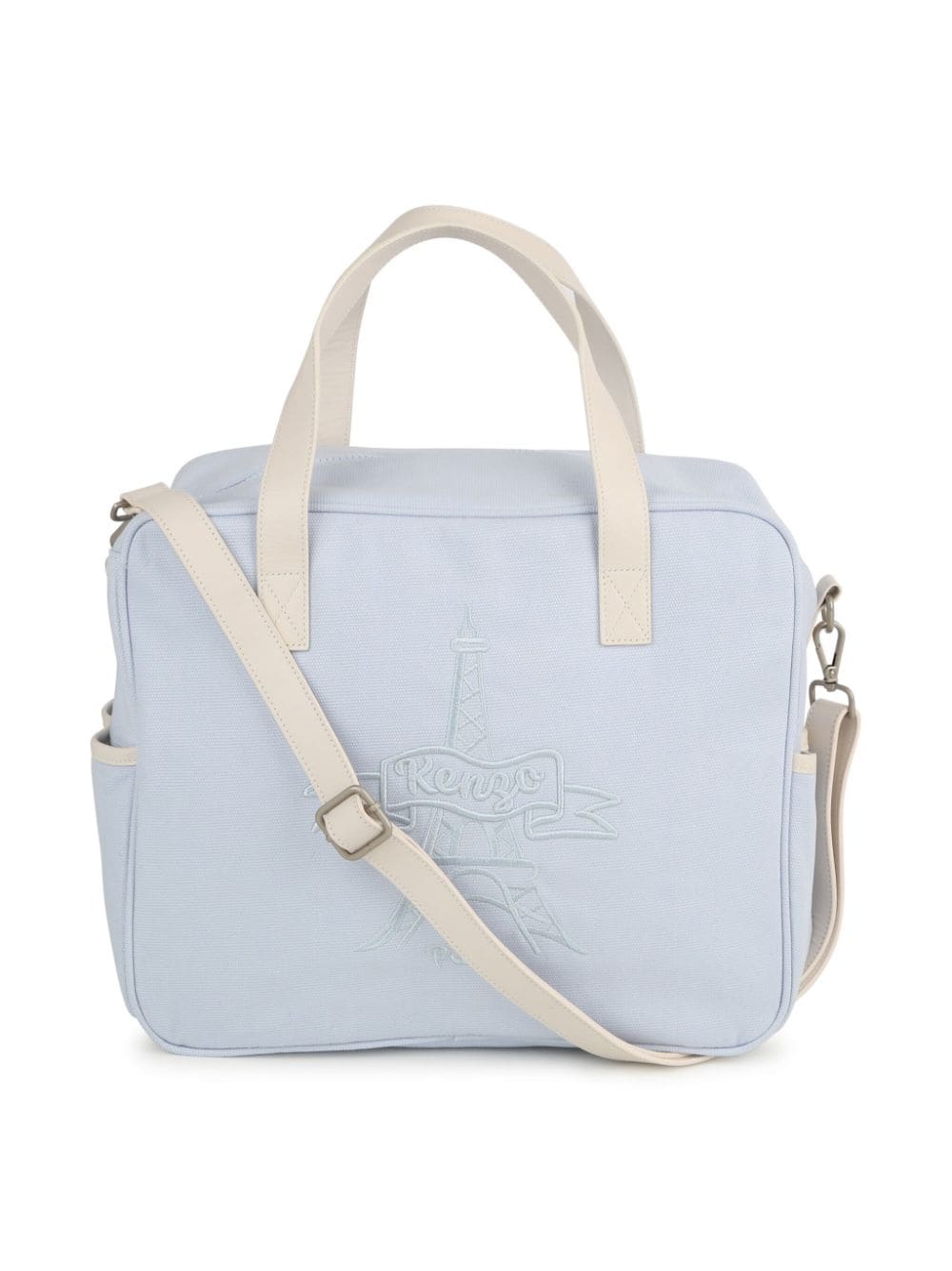 Kenzo Kids logo-embroidered canvas changing bag - Blue von Kenzo Kids