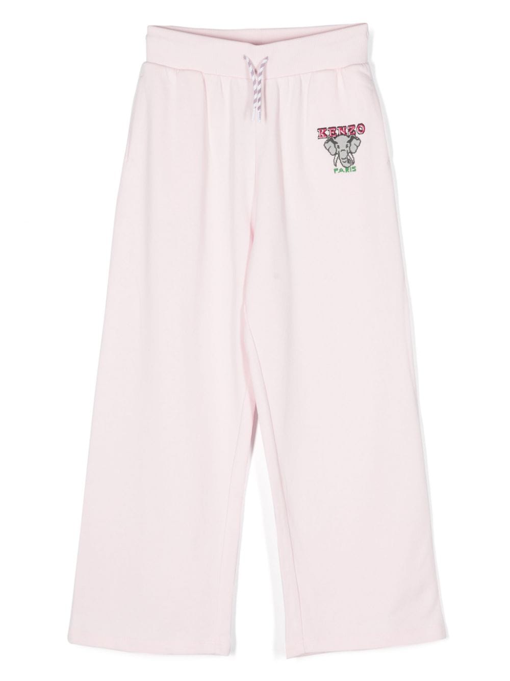 Kenzo Kids logo-embroidered cotton track pants - Pink von Kenzo Kids