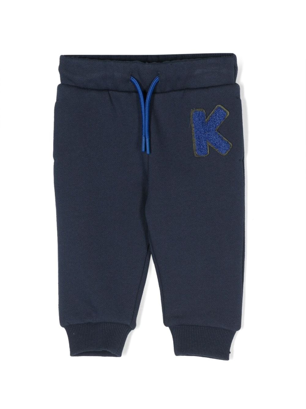Kenzo Kids logo-embroidered leggings - Blue von Kenzo Kids