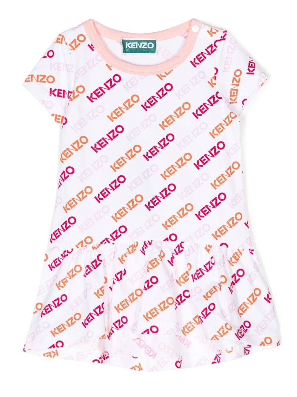 Kenzo Kids logo-print T-shirt dress - White von Kenzo Kids