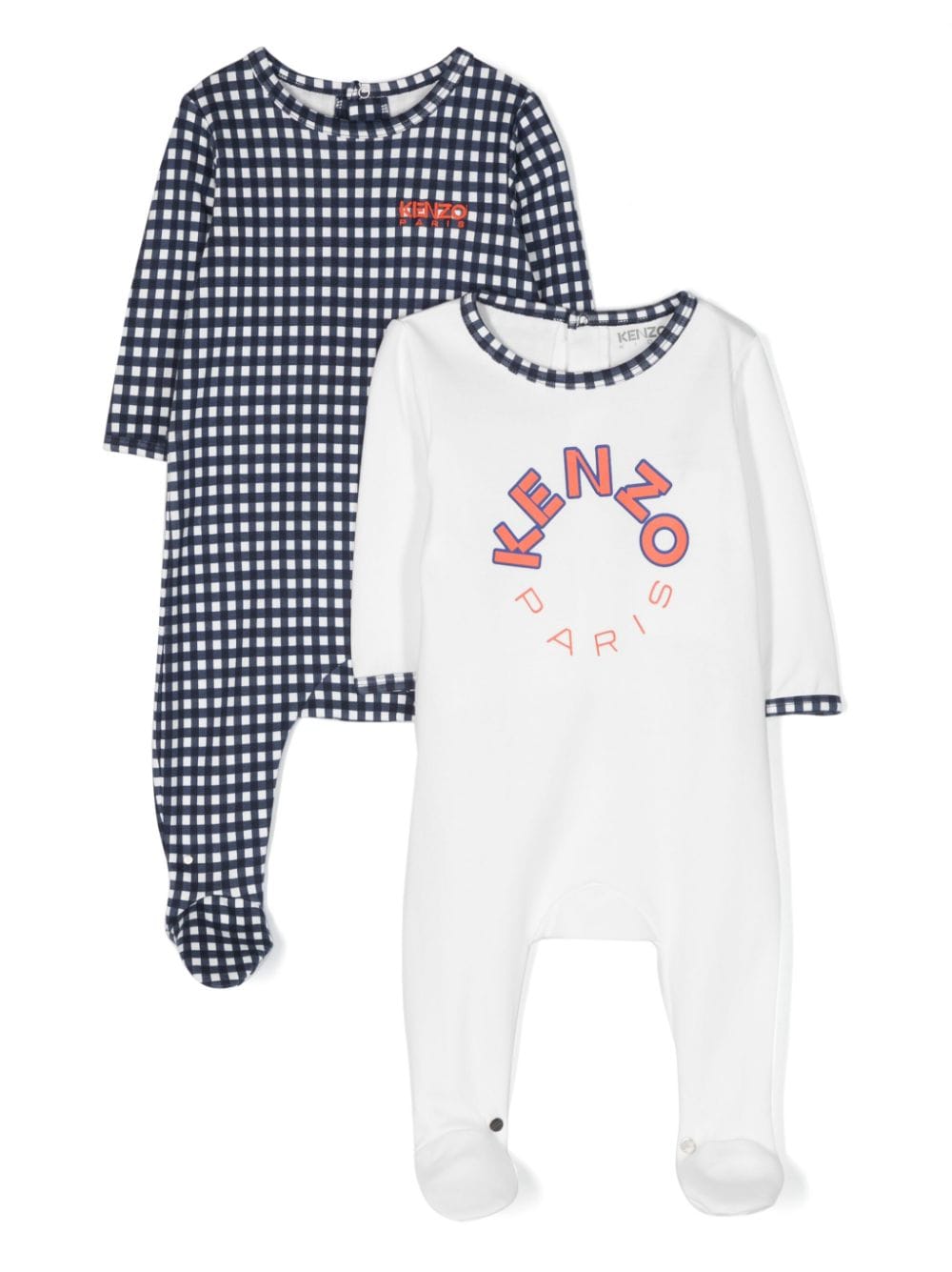 Kenzo Kids logo-print pajamas (pack of two) - White von Kenzo Kids