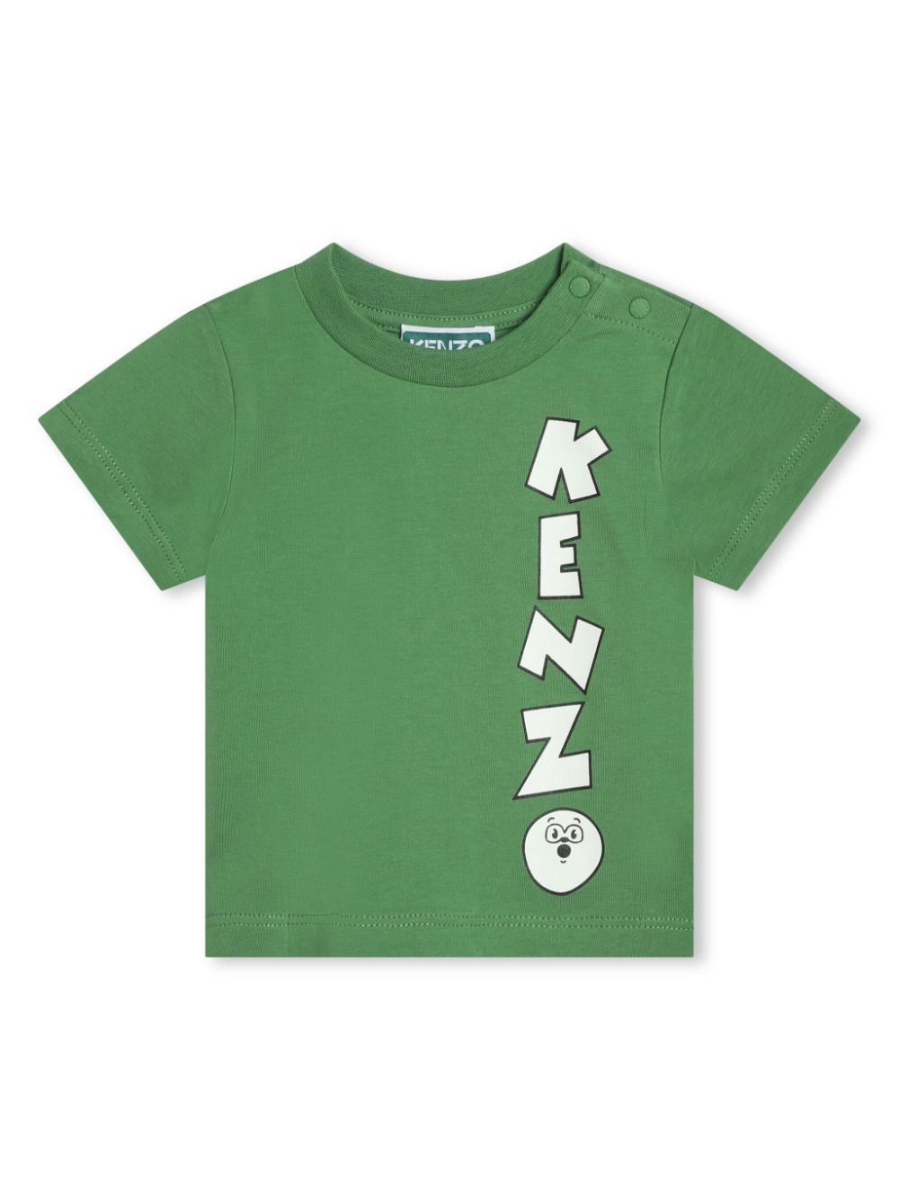 Kenzo Kids logo-print cotton T-shirt - Green von Kenzo Kids