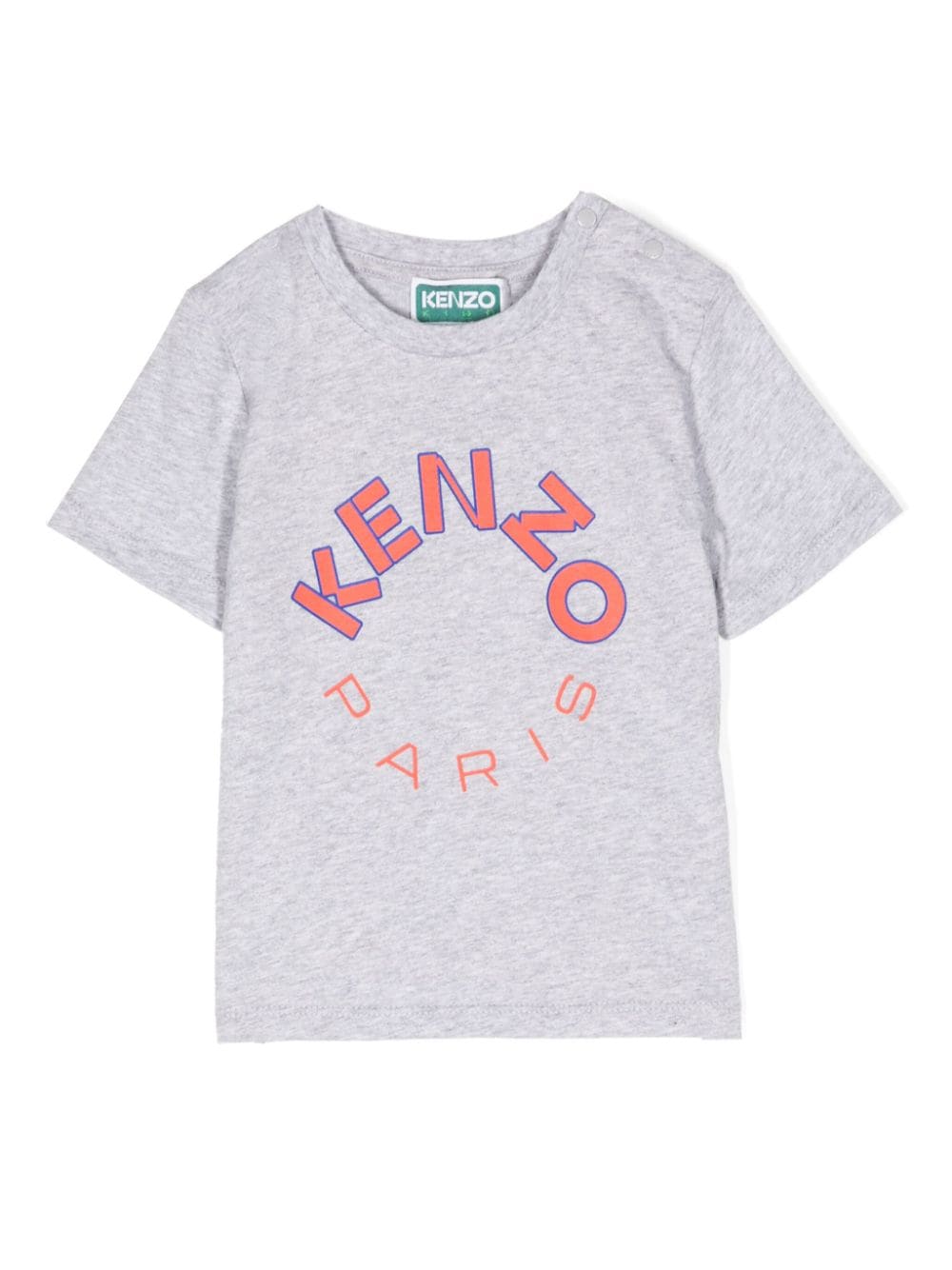 Kenzo Kids logo-print cotton T-shirt - Grey von Kenzo Kids