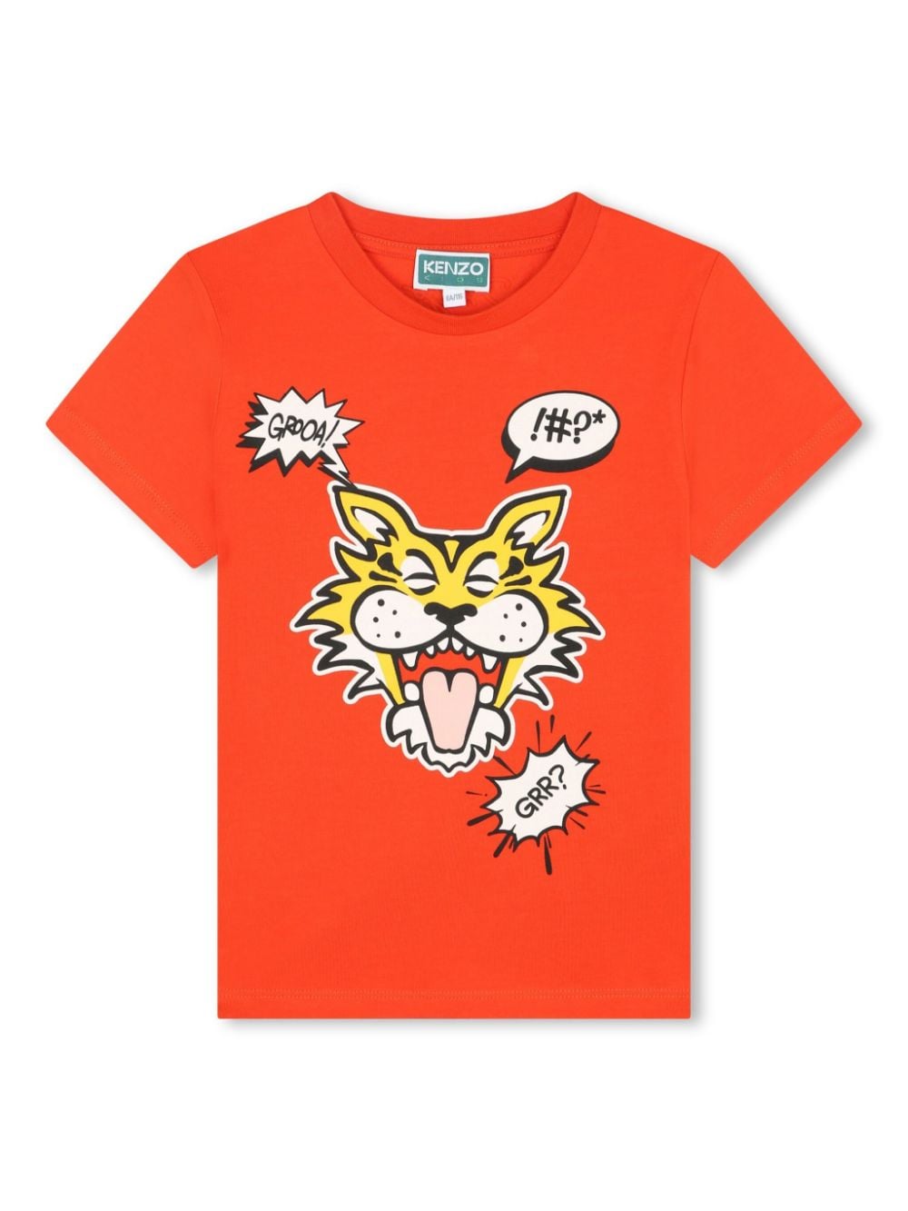 Kenzo Kids logo-print cotton T-shirt - Red von Kenzo Kids