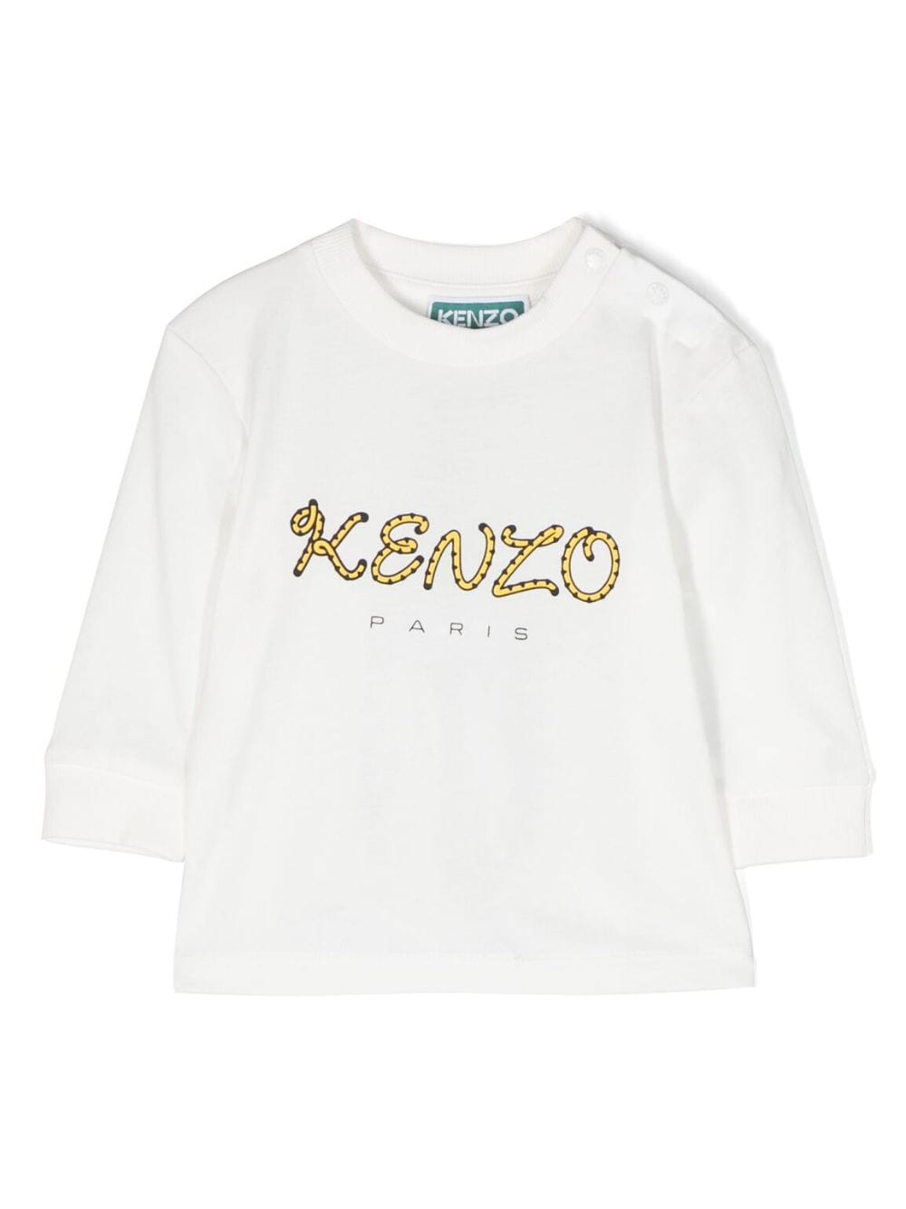 Kenzo Kids logo-print cotton T-shirt - White von Kenzo Kids