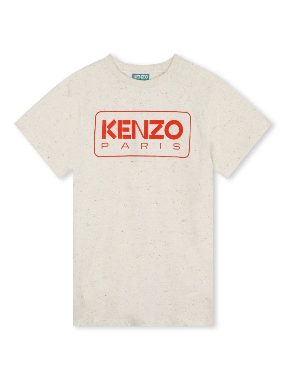 Kenzo Kids logo-print cotton-blend dress - Neutrals von Kenzo Kids