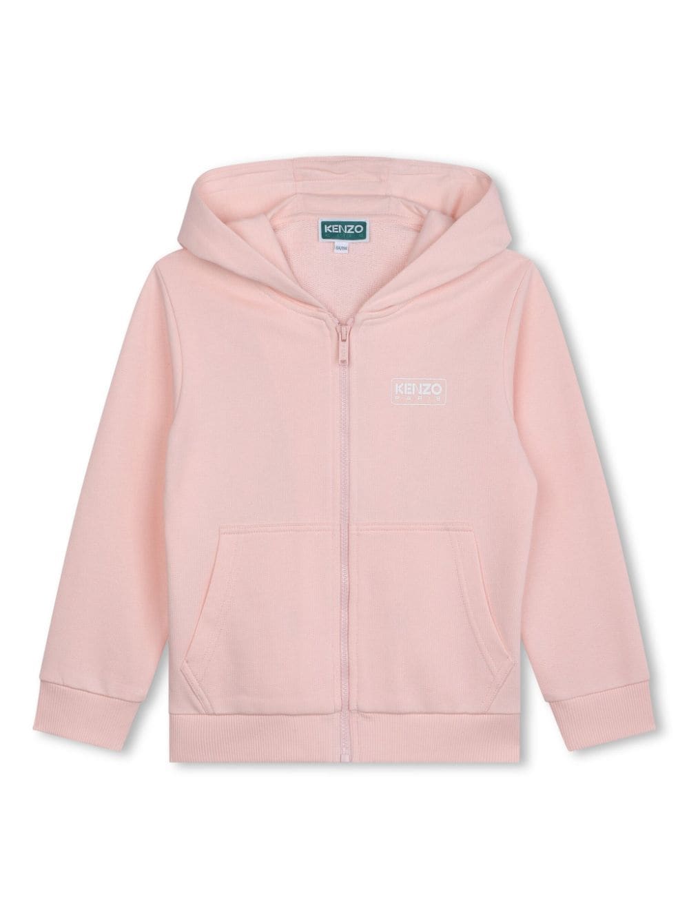 Kenzo Kids logo-print cotton hoodie - Pink von Kenzo Kids