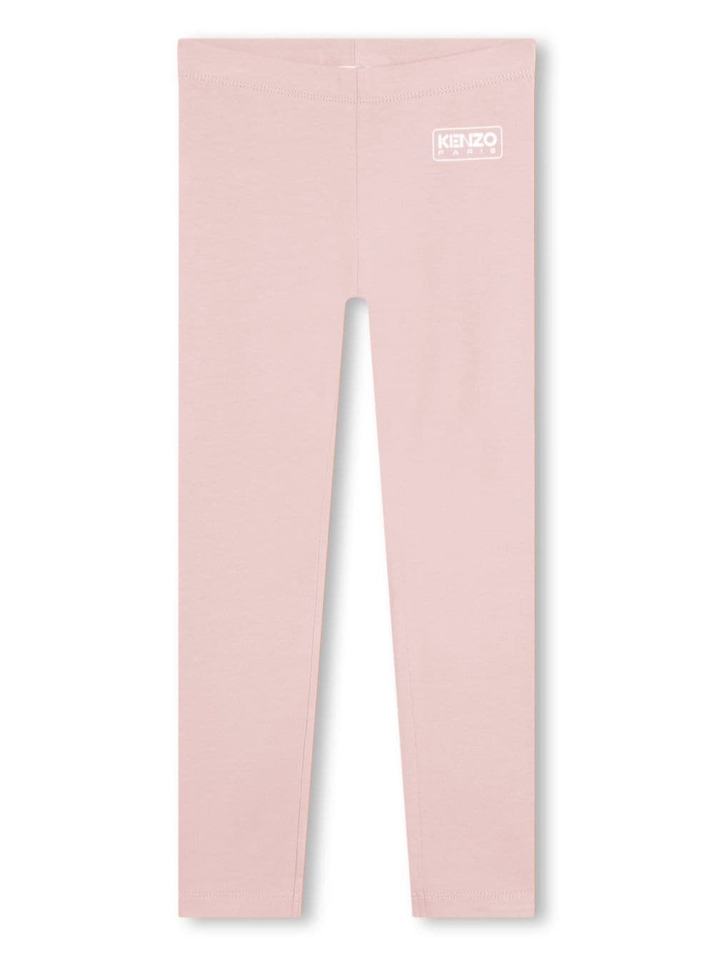 Kenzo Kids logo-print cotton leggings - Pink von Kenzo Kids