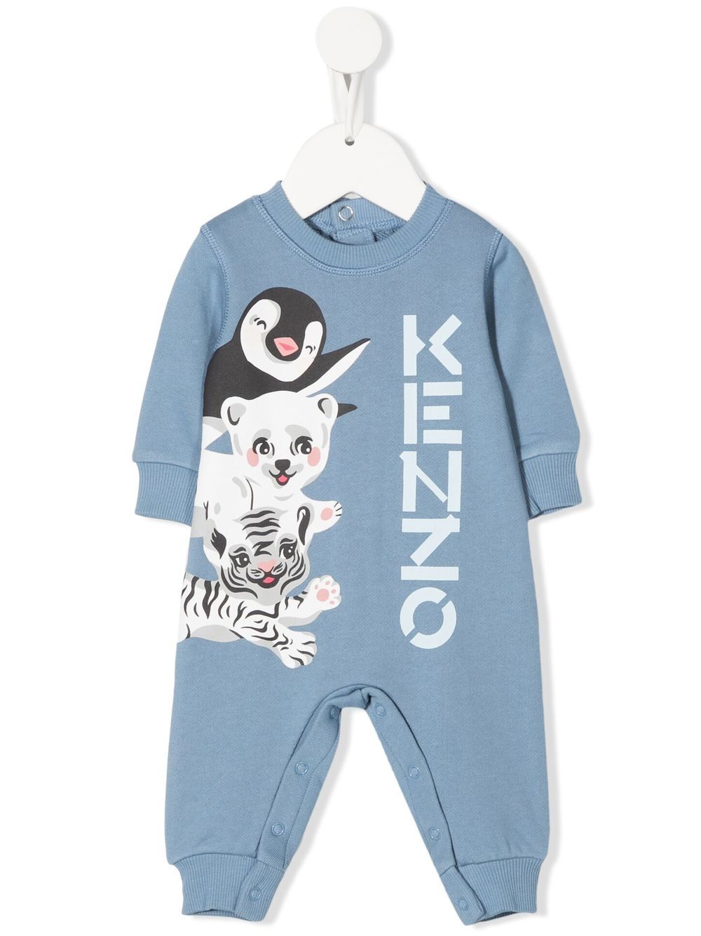 Kenzo Kids logo-print jersey pyjamas - Blue von Kenzo Kids