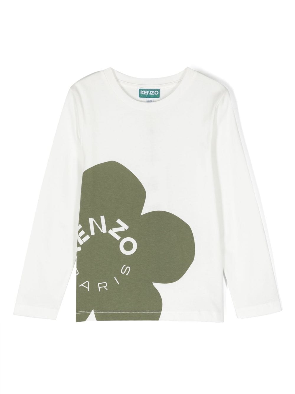 Kenzo Kids logo-print long-sleeve T-shirt - White von Kenzo Kids