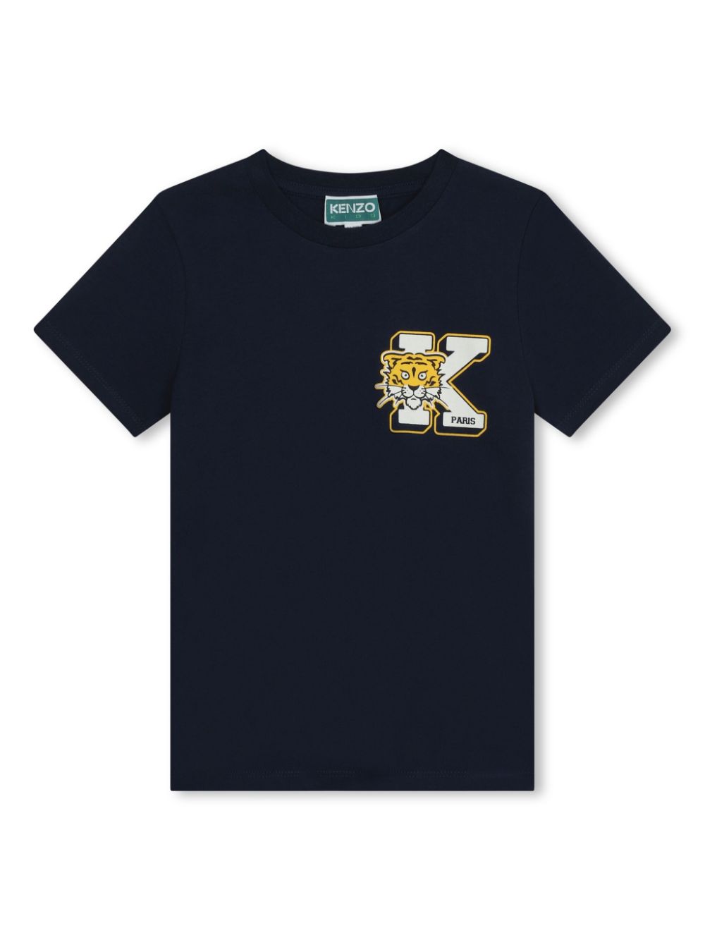 Kenzo Kids logo-print organic-cotton T-shirt - Blue von Kenzo Kids