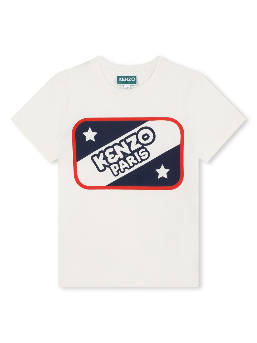 Kenzo Kids logo-print organic cotton T-shirt - Neutrals von Kenzo Kids