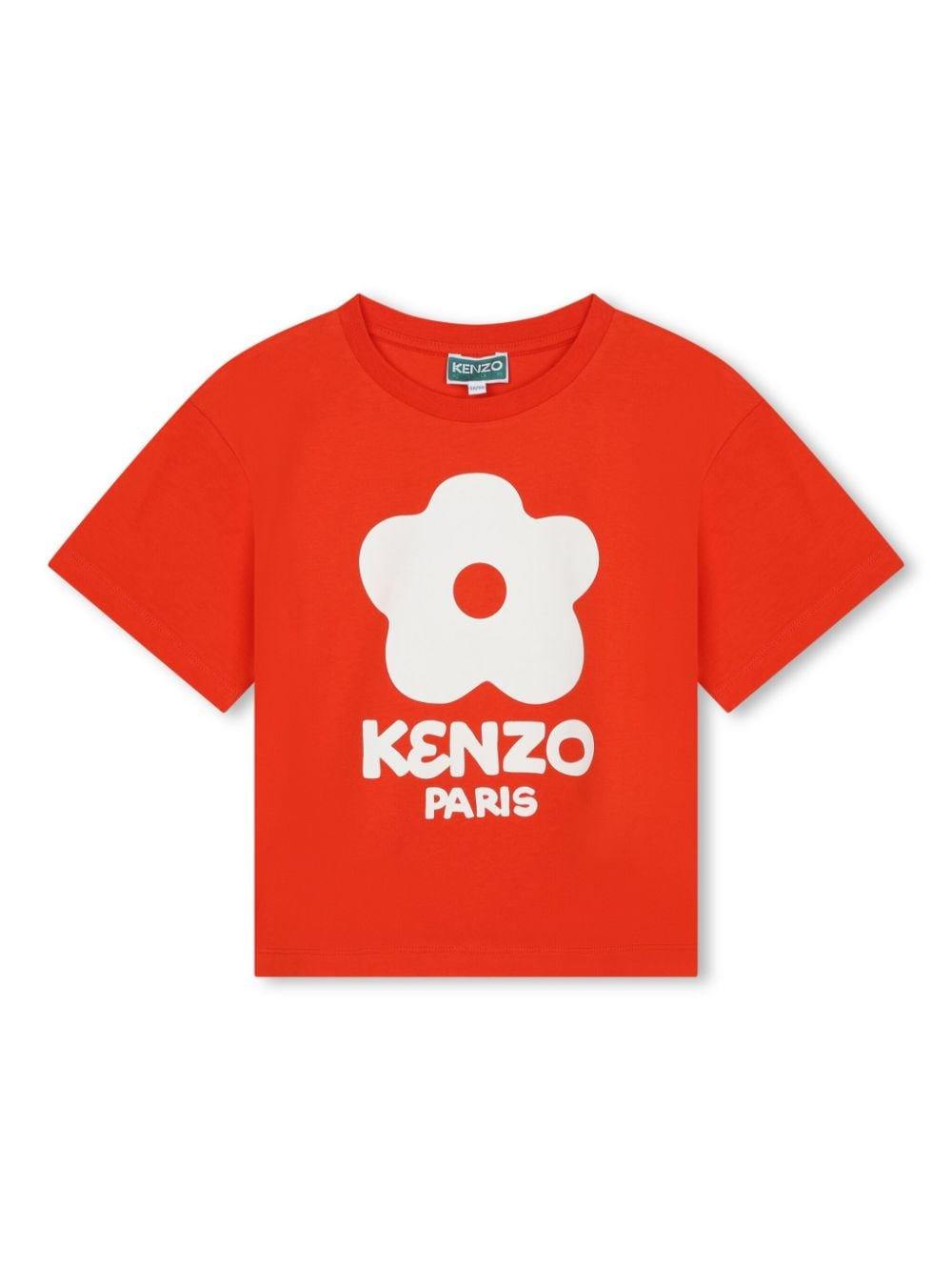 Kenzo Kids logo-print organic cotton T-shirt - Red von Kenzo Kids