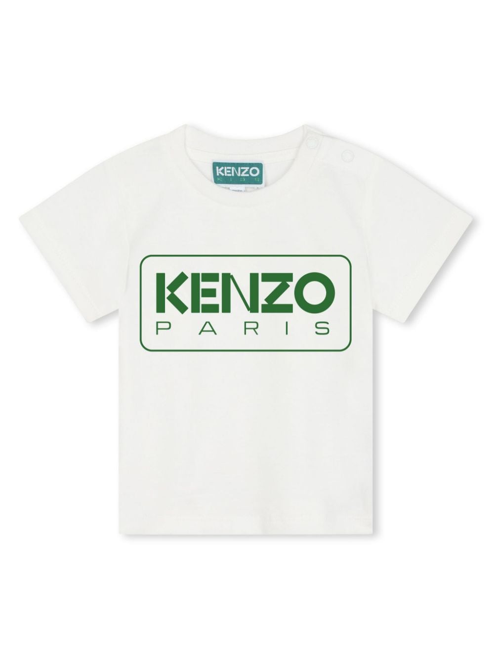 Kenzo Kids logo-print organic-cotton T-shirt - White von Kenzo Kids