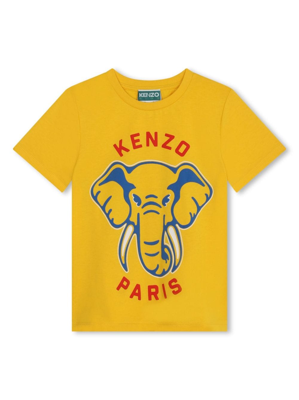 Kenzo Kids logo-print organic cotton T-shirt - Yellow von Kenzo Kids