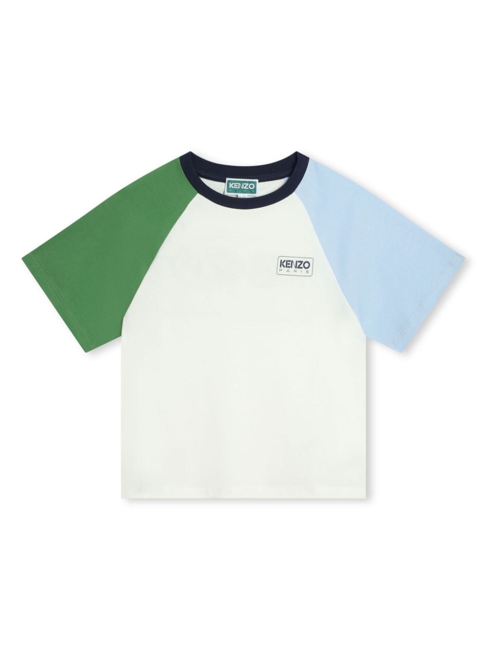 Kenzo Kids logo-print raglan-sleeves T-shirt - White von Kenzo Kids