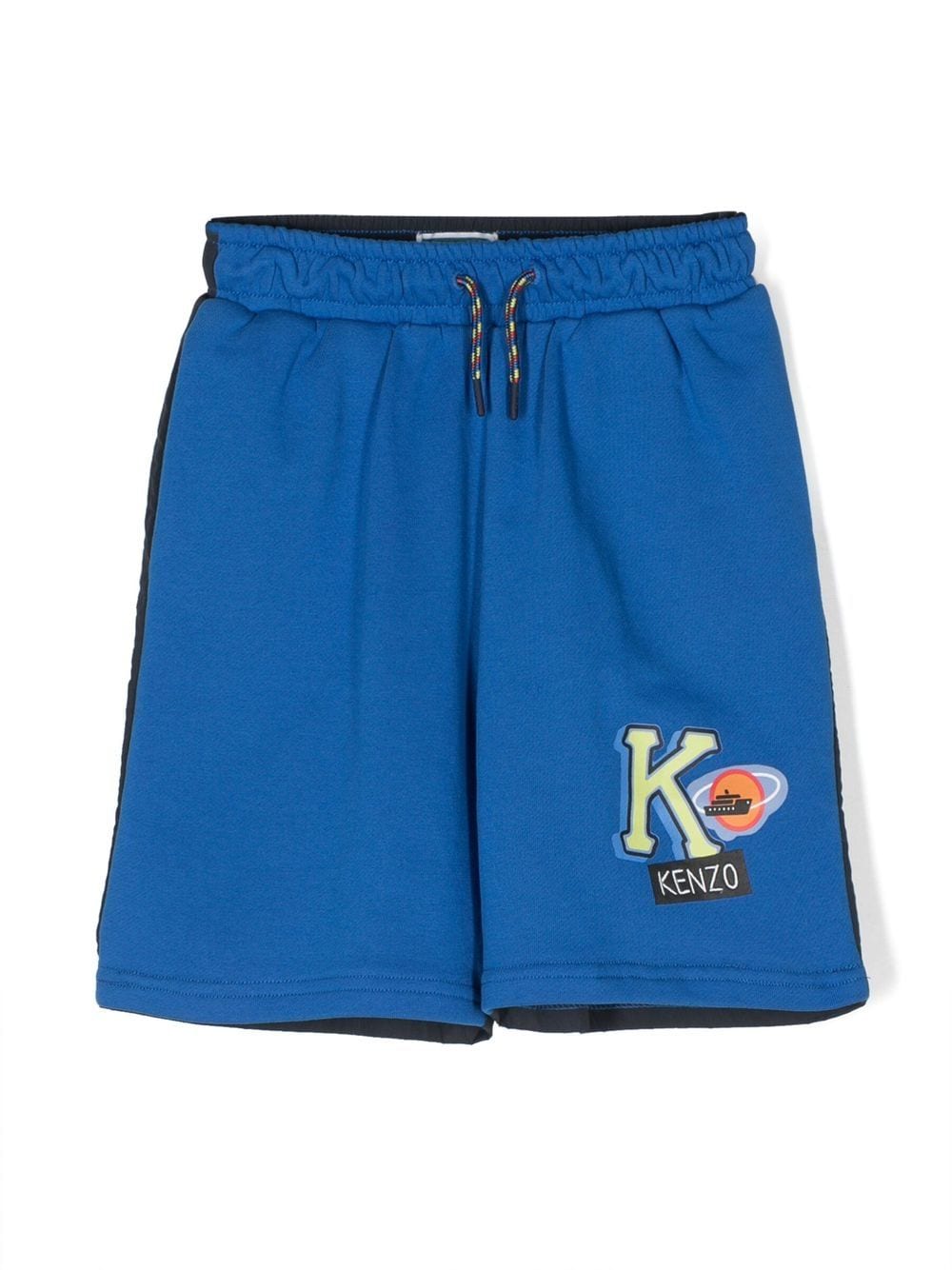 Kenzo Kids logo-print track shorts - Blue von Kenzo Kids
