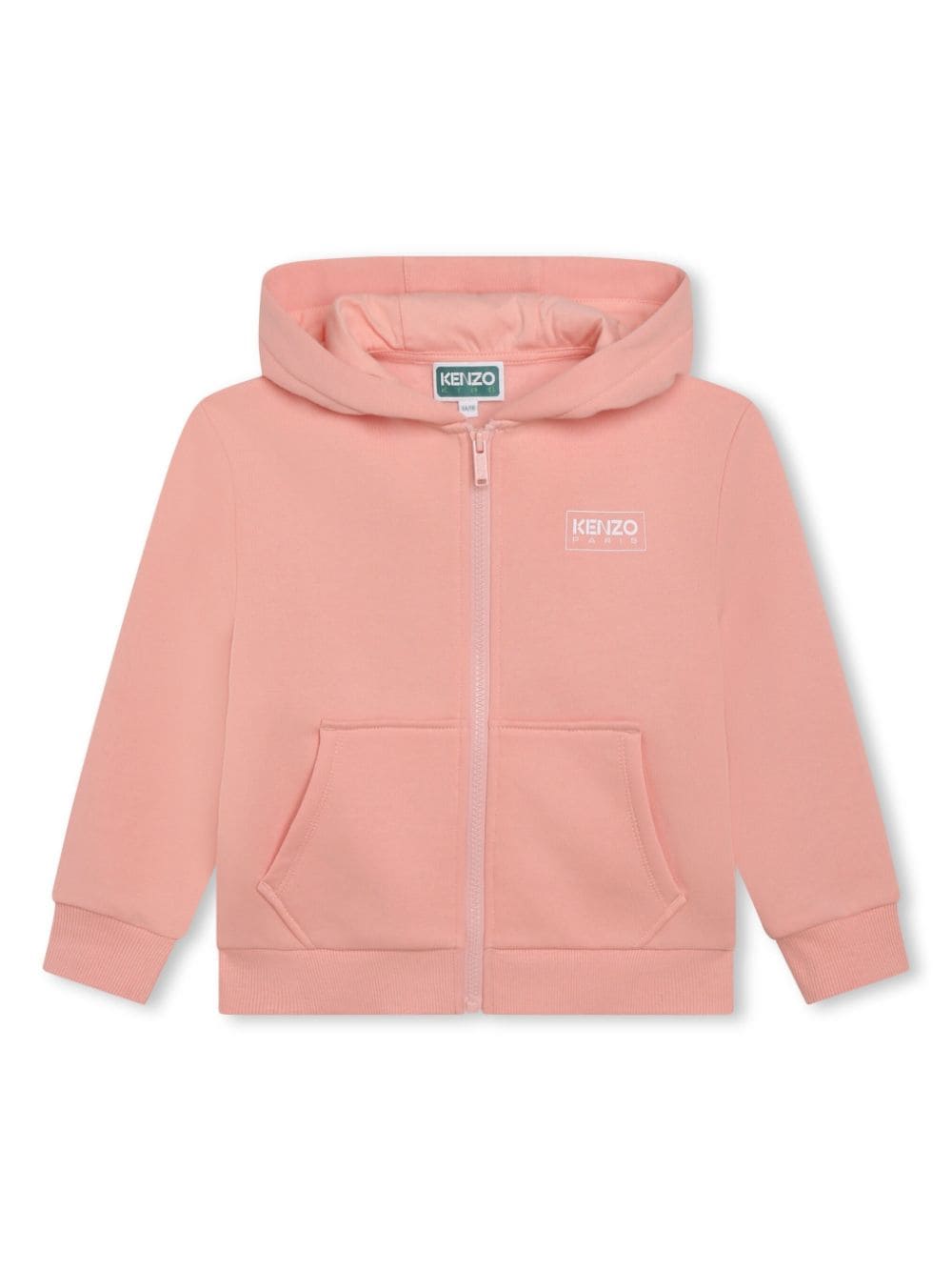 Kenzo Kids logo-print zip-up hoodie - Pink von Kenzo Kids