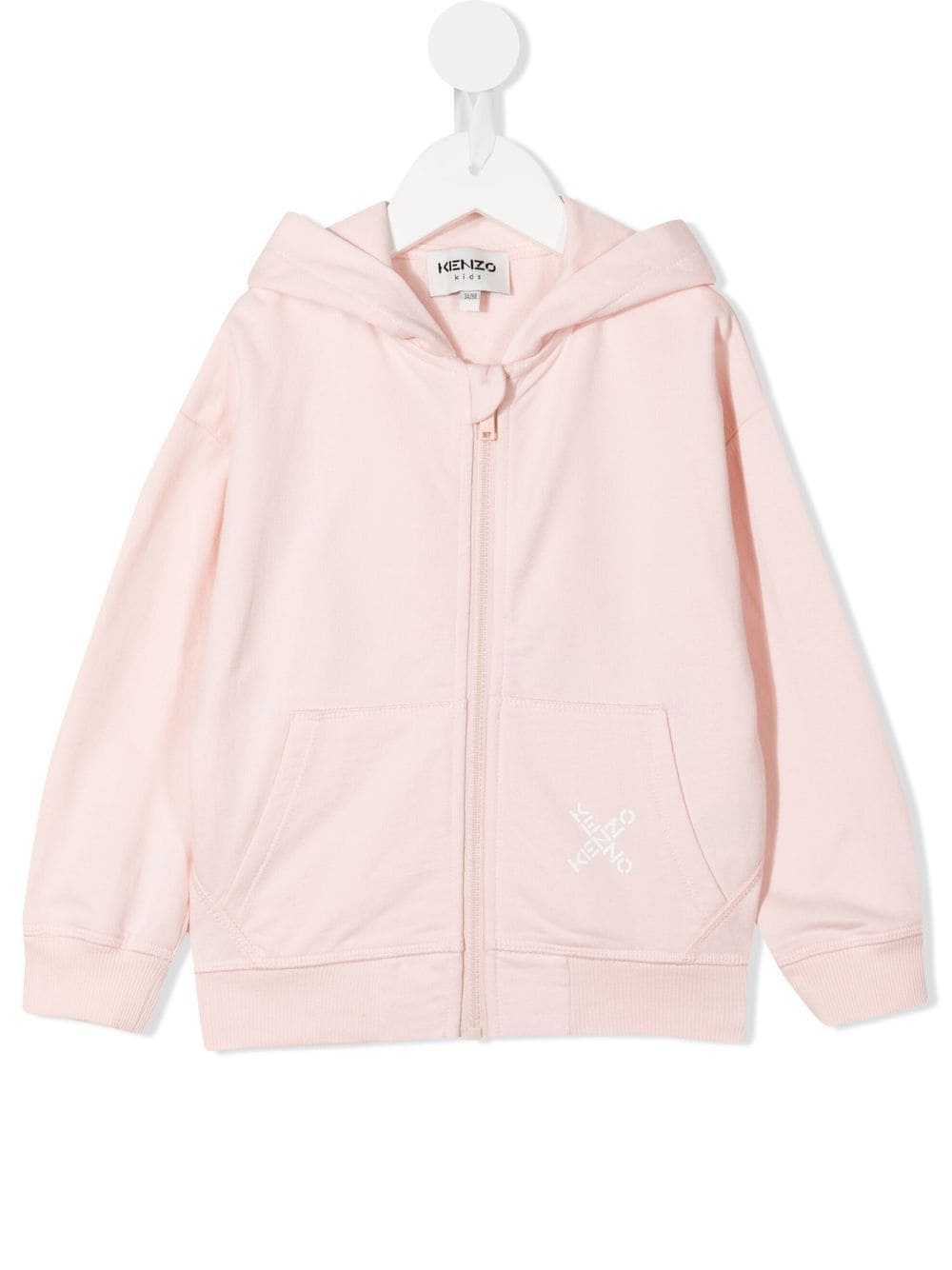 Kenzo Kids logo-print zipped hoodie - Pink von Kenzo Kids