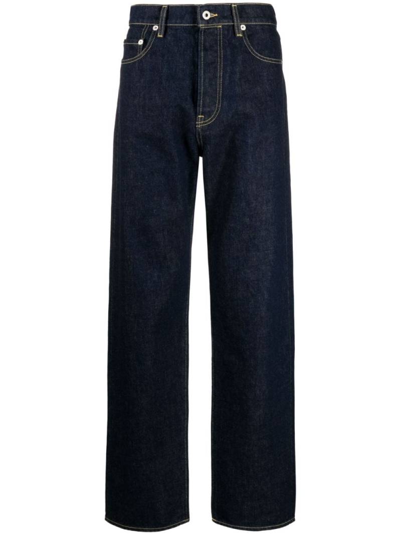 Kenzo Asagao straight-leg jeans - Blue von Kenzo