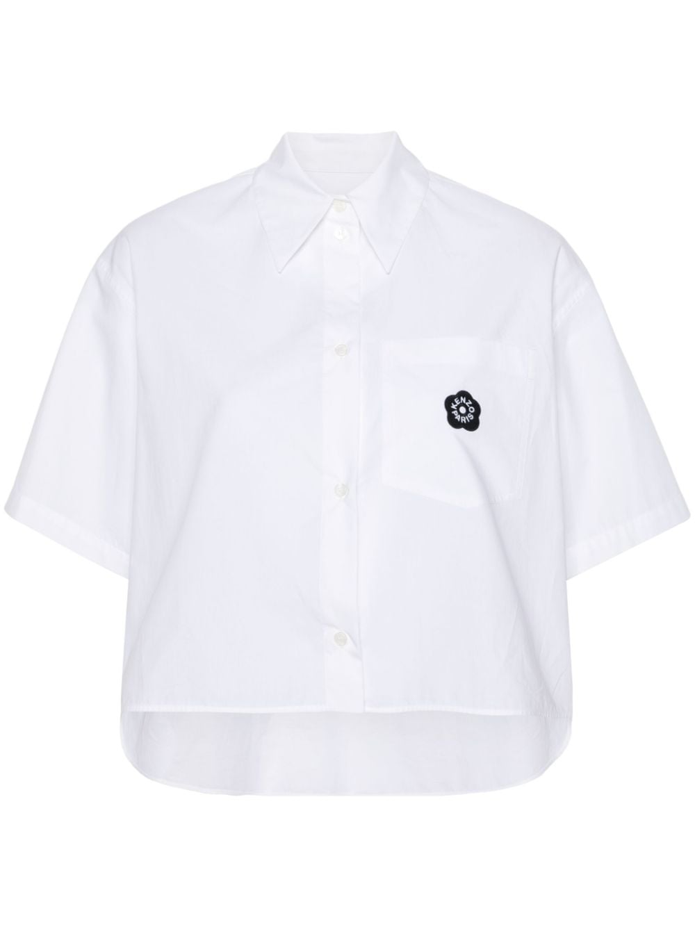 Kenzo Boke 2.0 cropped shirt - White von Kenzo