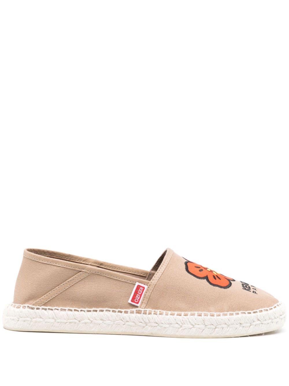 Kenzo Boke Flower cotton espadrilles - Brown von Kenzo