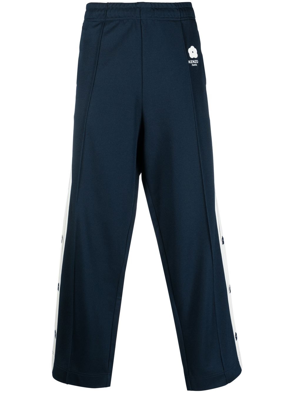 Kenzo 'Boke' flower signature motif track pants - Blue von Kenzo