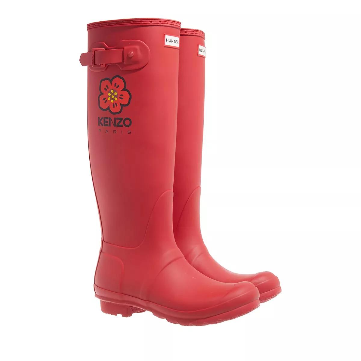 Kenzo Boots & Stiefeletten - Kenzo X Hunter Wellington Boot - Gr. 37 (EU) - in Rot - für Damen von Kenzo