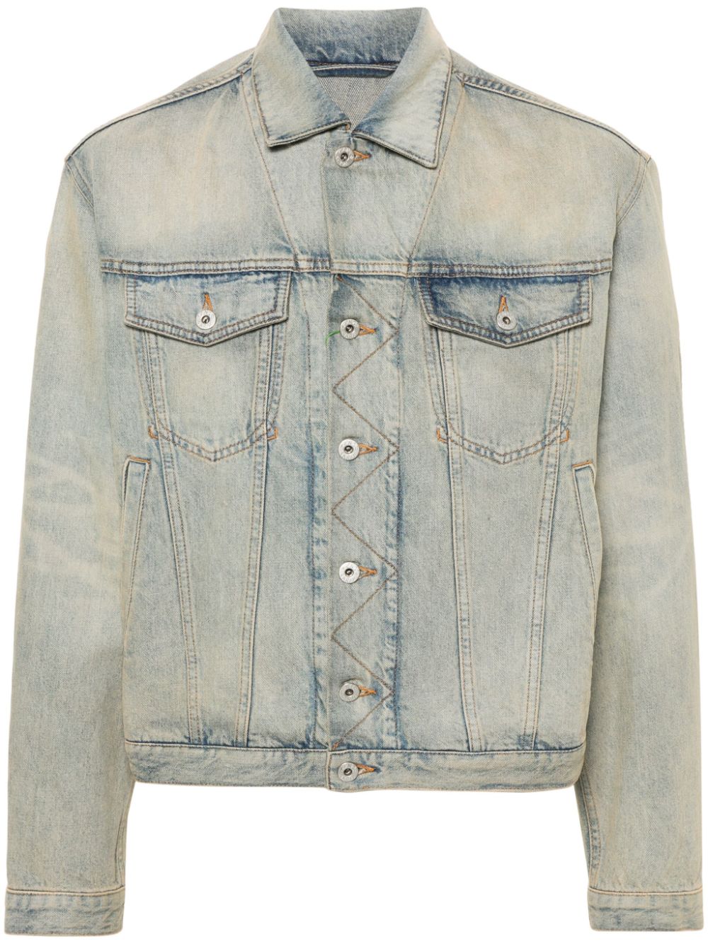 Kenzo Drawn Varsity denim jacket - Blue von Kenzo