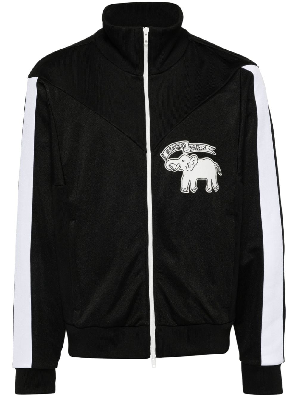 Kenzo Elephant Flag track jacket - Black von Kenzo