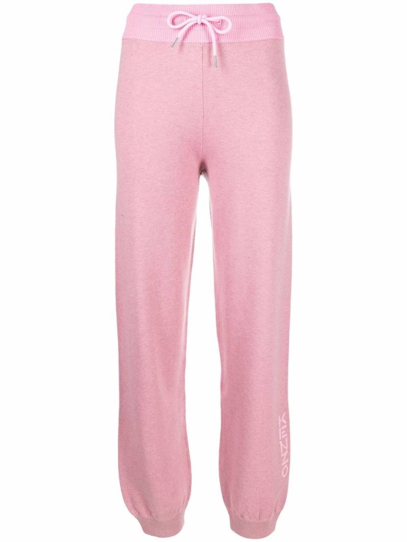 Kenzo logo-print track pants - Pink von Kenzo