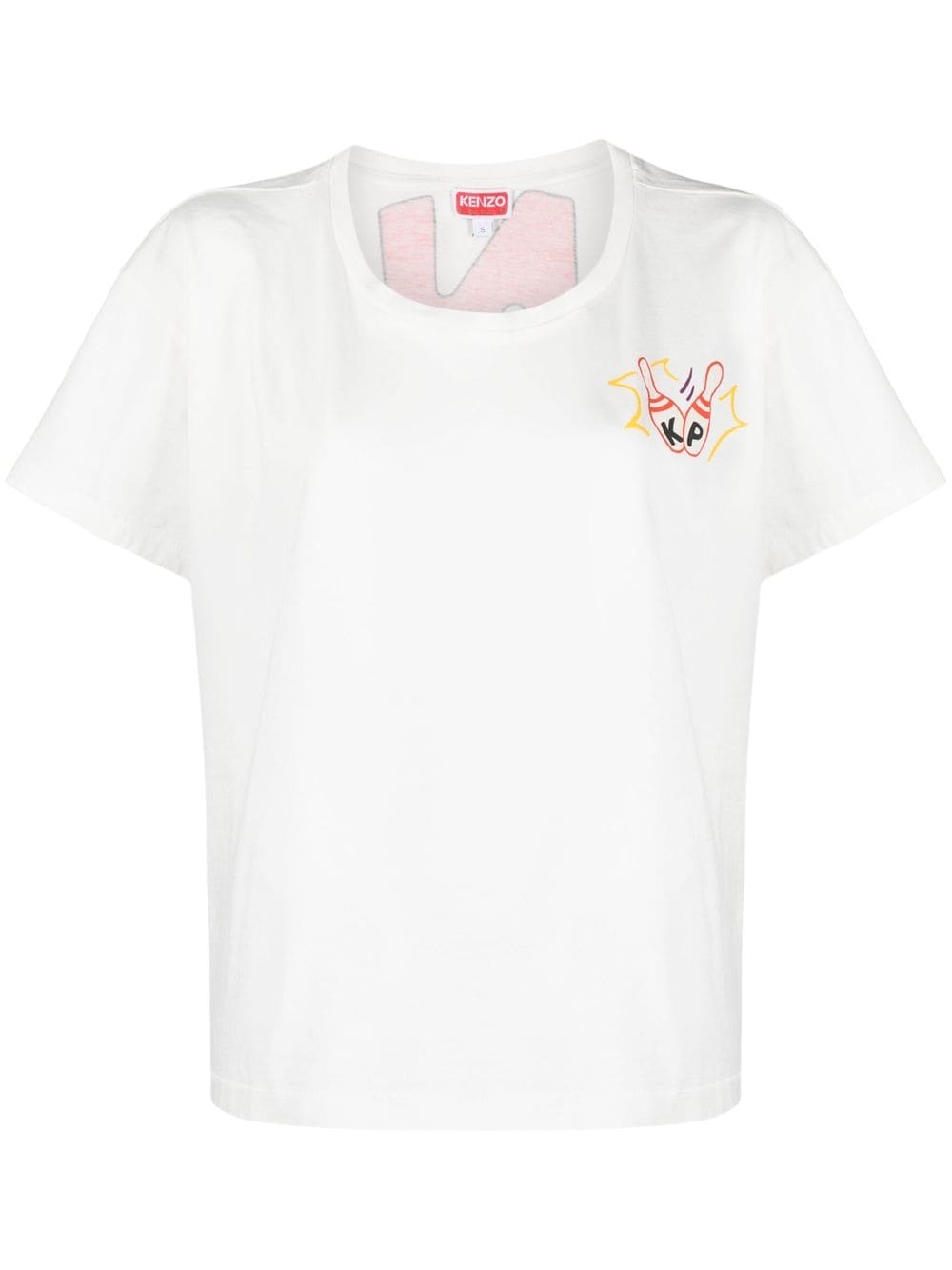 Kenzo Kenzo Bowling graphic-print T-shirt - White von Kenzo