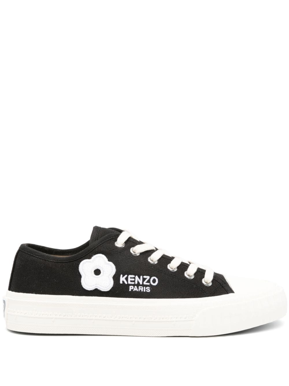 Kenzo Kenzo Foxy canvas sneakers - Black von Kenzo