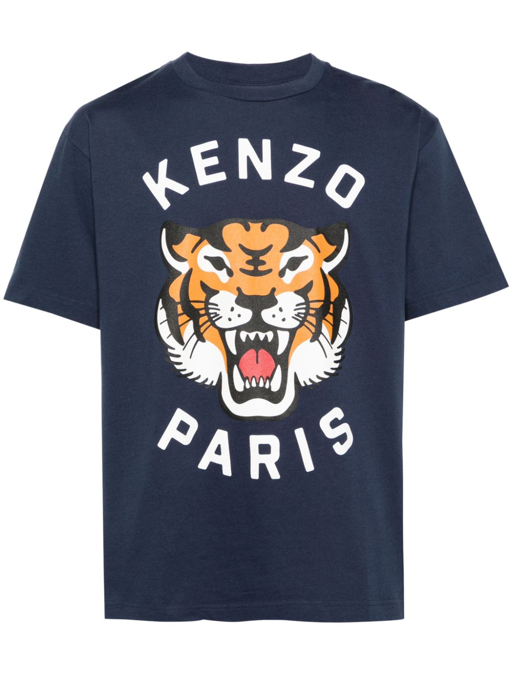 Kenzo Lucky Tiger cotton T-shirt - Blue von Kenzo