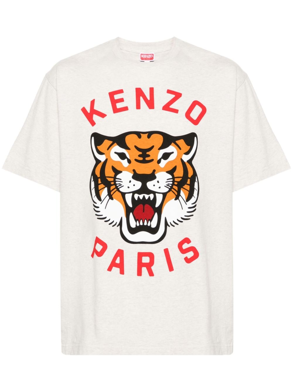 Kenzo Lucky Tiger cotton T-shirt - Grey von Kenzo