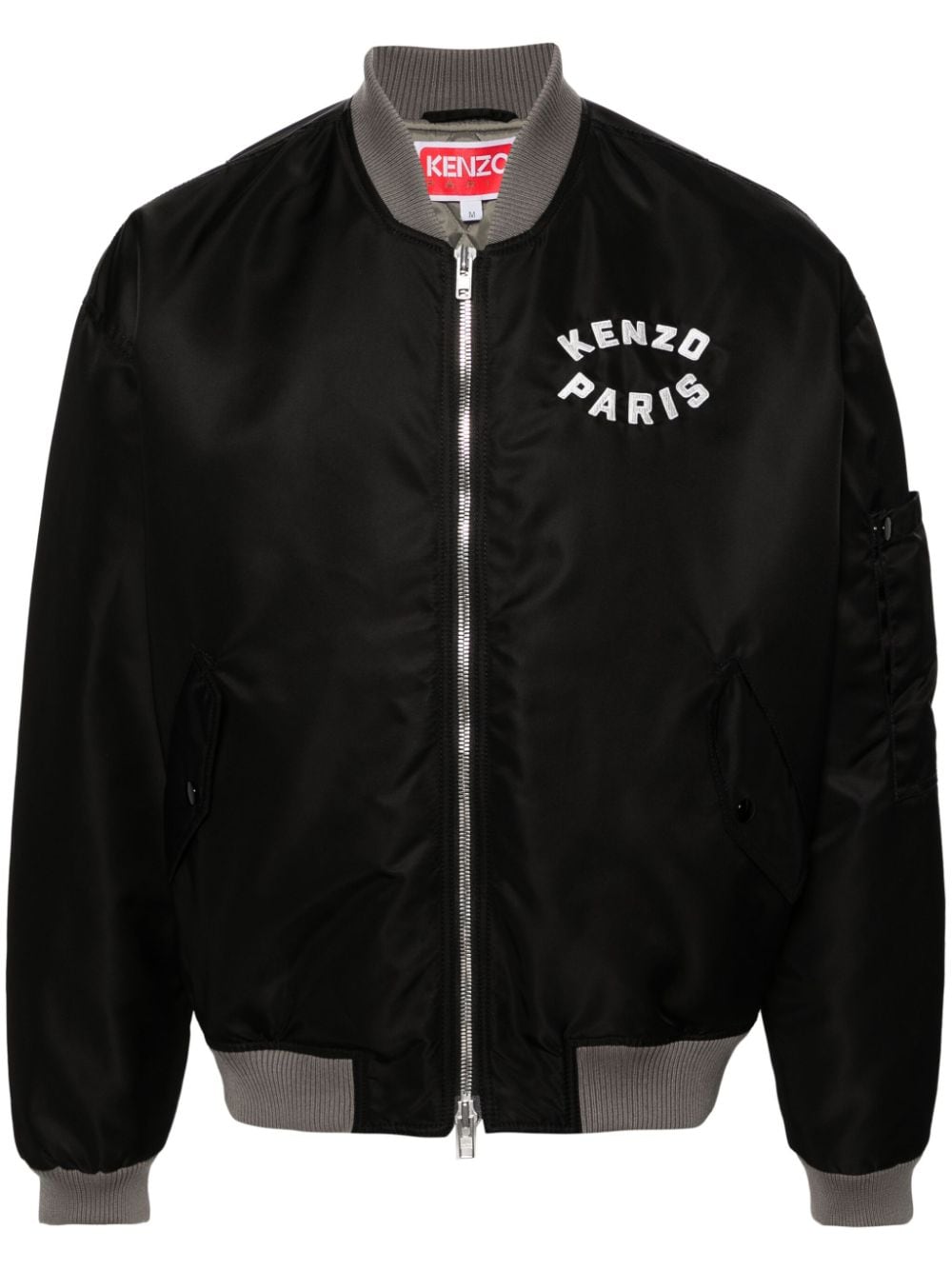 Kenzo Lucky Tiger embroidered bomber jacket - Black von Kenzo