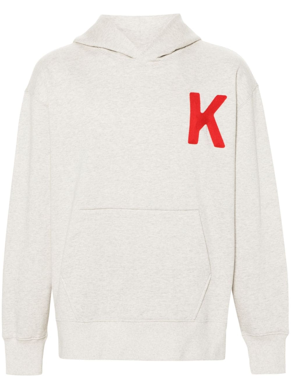 Kenzo Lucky Tiger logo-embroidered hoodie - Grey von Kenzo