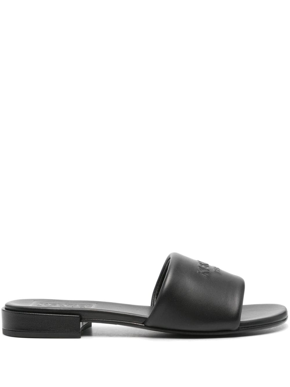 Kenzo Oki leather flat sandals - Black von Kenzo