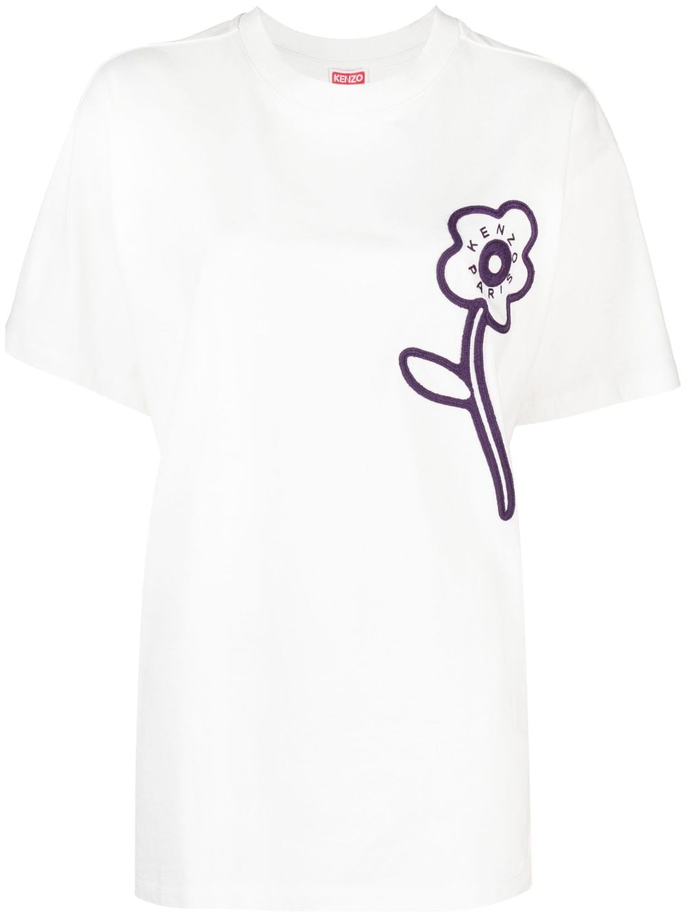 Kenzo Rue Vivienne cotton T-shirt - White von Kenzo