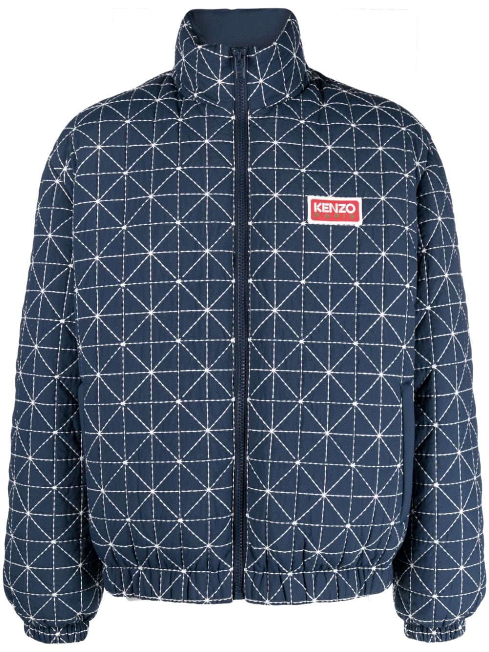 Kenzo Sashiko-stitch puffer jacket - Blue von Kenzo