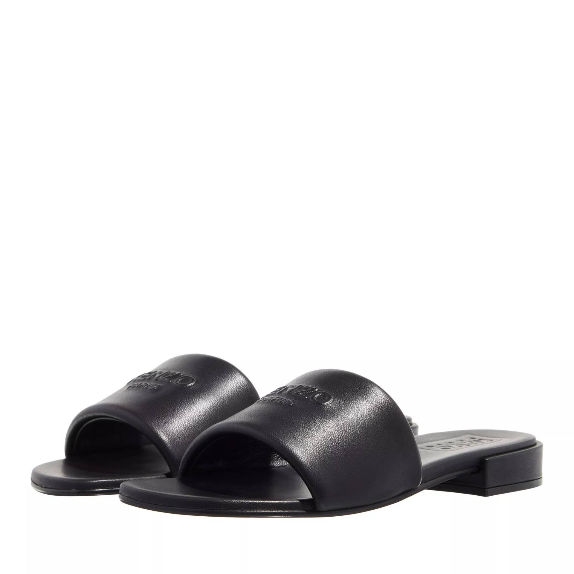 Kenzo Slipper & Pantoletten - Oki Flat Mules - Gr. 37 (EU) - in Schwarz - für Damen von Kenzo