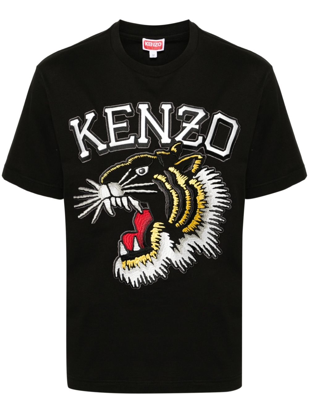 Kenzo Tiger Varsity cotton T-shirt - Black von Kenzo