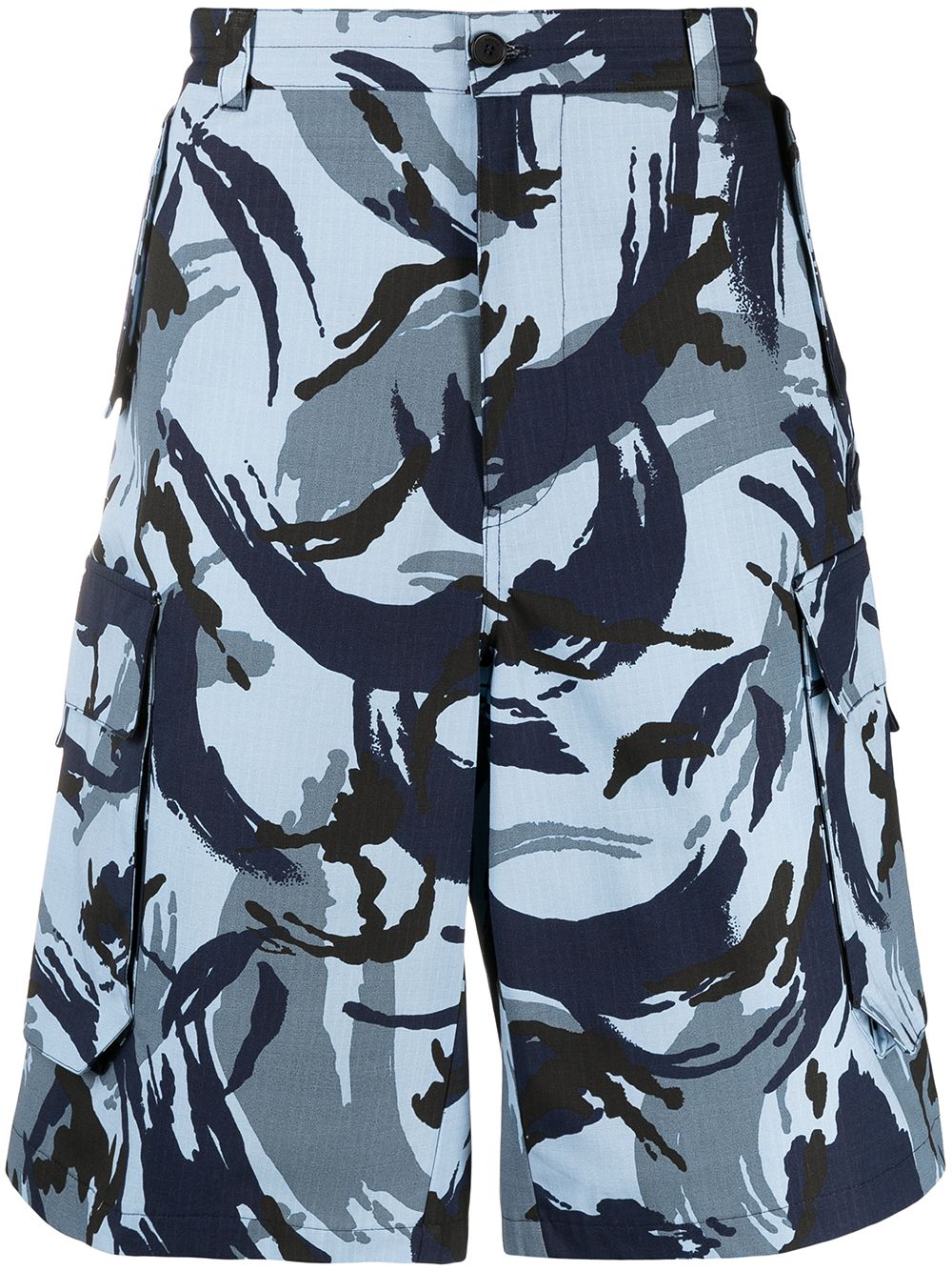 Kenzo Tropic Camo cargo shorts - Blue von Kenzo