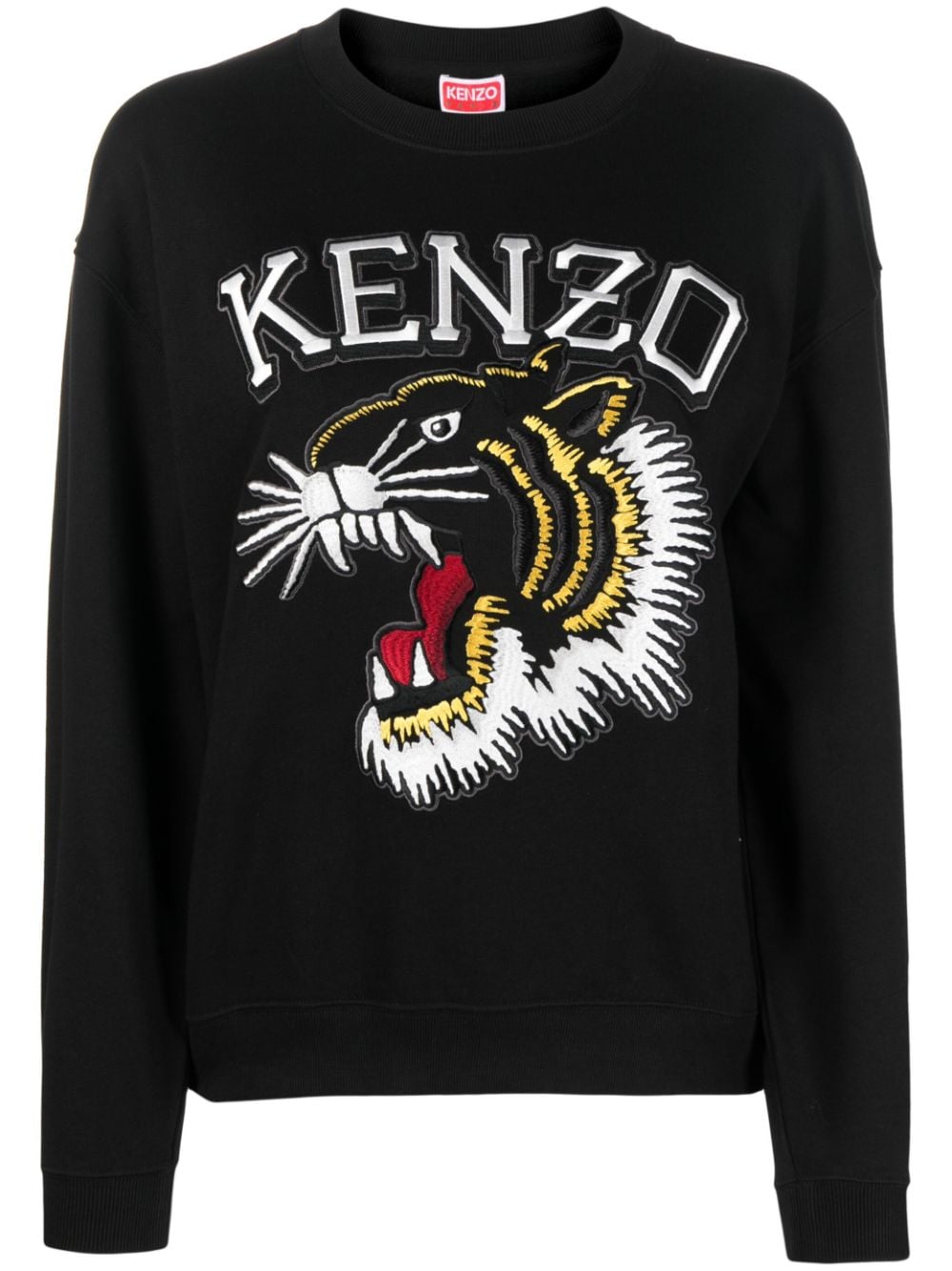 Kenzo Varsity Jungle embroidered sweatshirt - Black von Kenzo