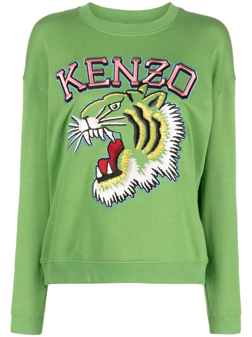 Kenzo Varsity Jungle embroidered sweatshirt - Green von Kenzo
