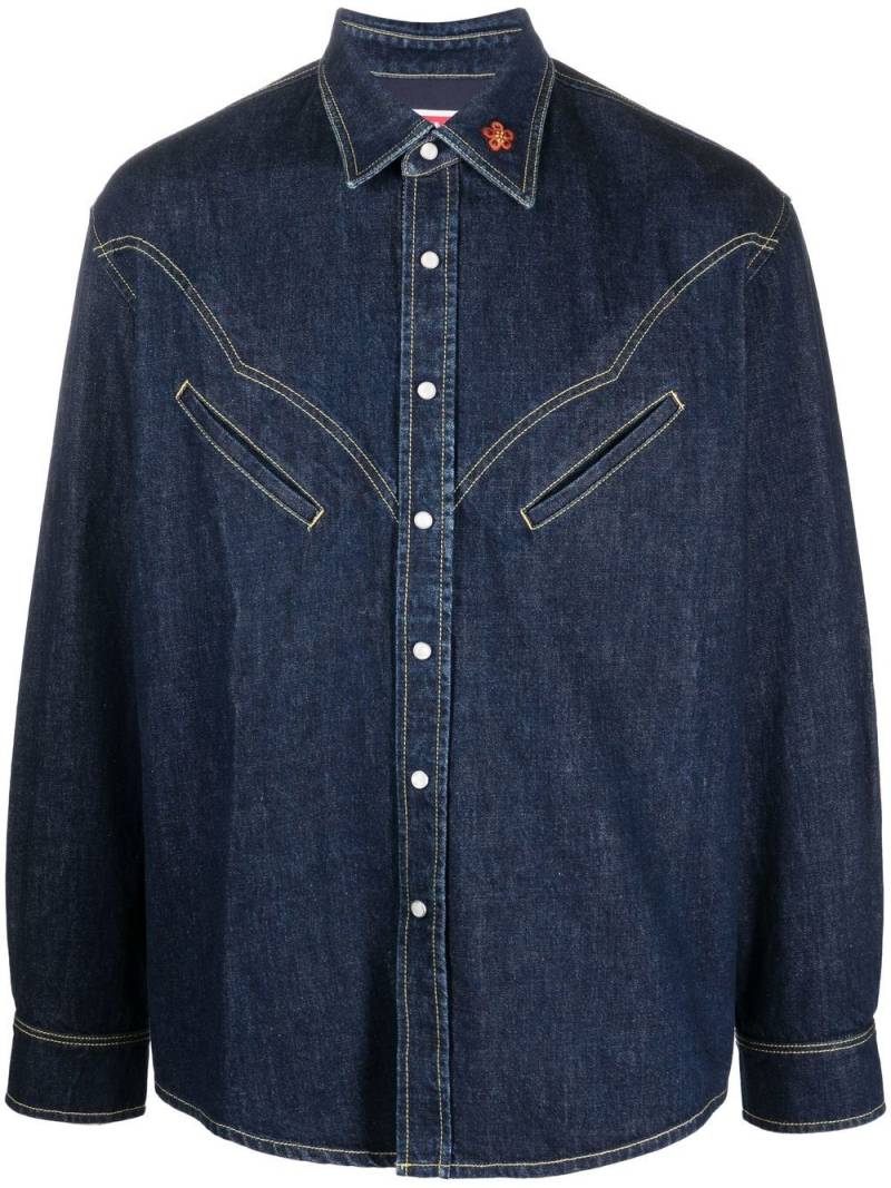 Kenzo Western-style denim shirt - Blue von Kenzo