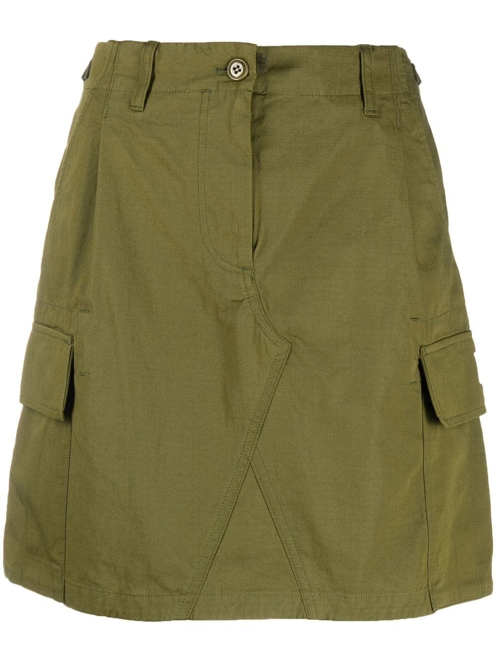 Kenzo cargo cotton mini skirt - Green von Kenzo