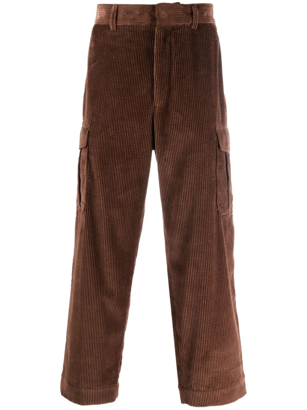 Kenzo cotton corduroy cropped trousers - Brown von Kenzo